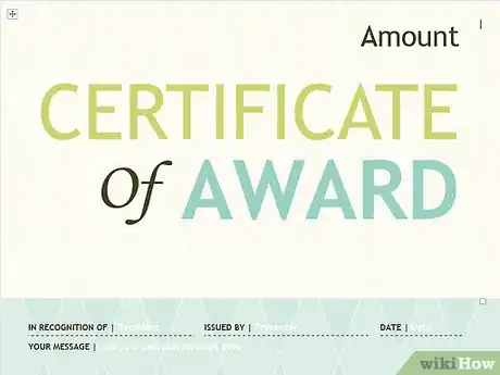 Imagen titulada Make Your Own Printable Certificate Step 8