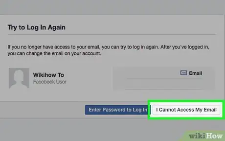 Imagen titulada Open Your Old Facebook Account Step 14