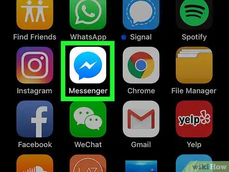 Imagen titulada Delete Messages on Facebook Messenger Step 1