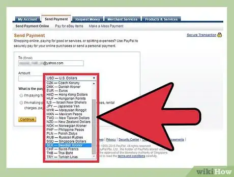Imagen titulada Pay in Foreign Currency on Paypal Step 4