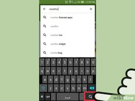 Imagen titulada Get a Weather Widget on Android Step 4