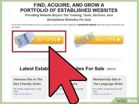 Imagen titulada Buy a Website Step 1