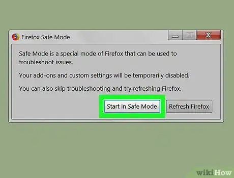 Imagen titulada Start Firefox in Safe Mode Step 6