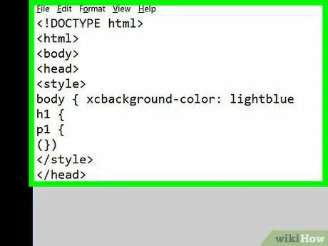 Imagen titulada Create a Simple CSS Stylesheet Using Notepad Step 17
