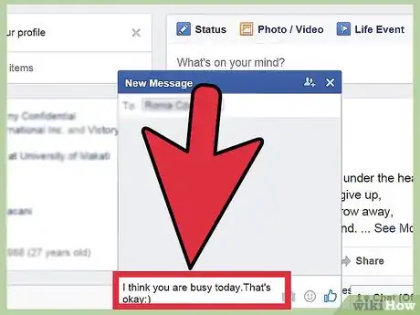 Imagen titulada Start a Conversation with a Girl on Facebook Step 13