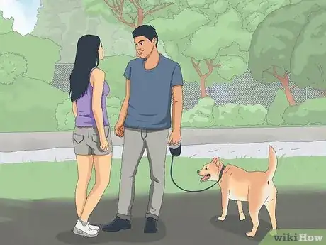 Imagen titulada Pet a Dog Step 1