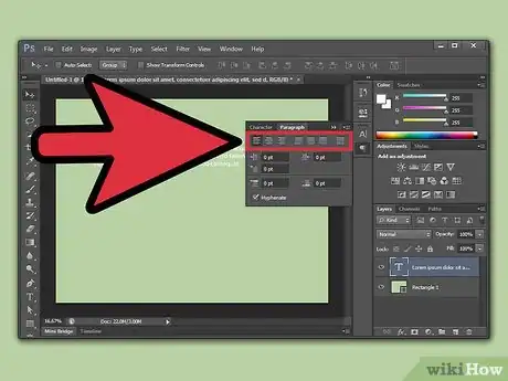 Imagen titulada Justify Text in Photoshop Step 8
