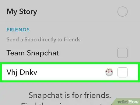 Imagen titulada Become Best Friends on Snapchat Step 4