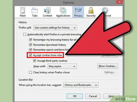 Imagen titulada Enable Cookies in Firefox Step 18