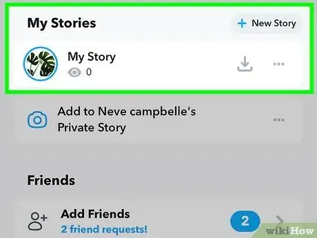 Imagen titulada View Snapchat Stories Step 9