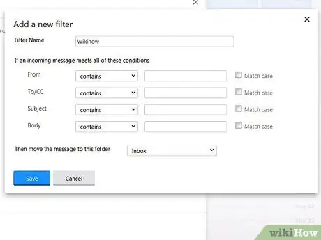 Imagen titulada Create a Filter in Yahoo! Mail Step 10