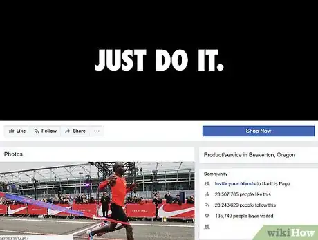 Imagen titulada Comment As a Page on Facebook Step 2