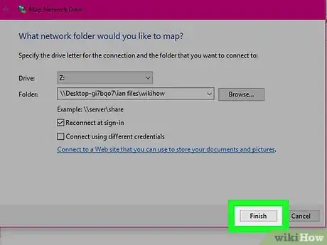 Imagen titulada Map a Network Drive Step 11