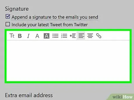 Imagen titulada Add a Signature to Yahoo Mail Step 6
