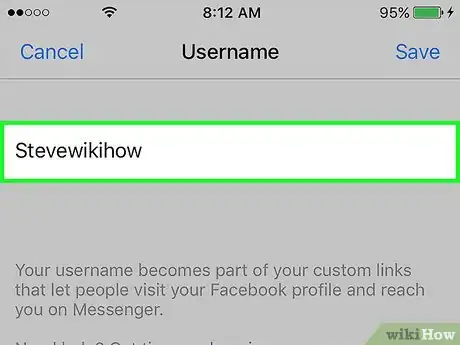 Imagen titulada Change Your Facebook Messenger Username Step 6