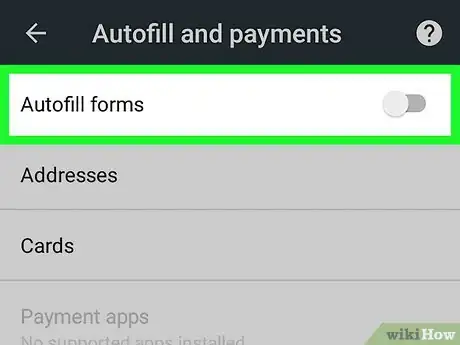 Imagen titulada Delete Autofill on Chrome on Android Step 5