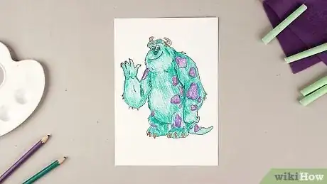 Imagen titulada Draw Sully from Monster's Inc Step 10