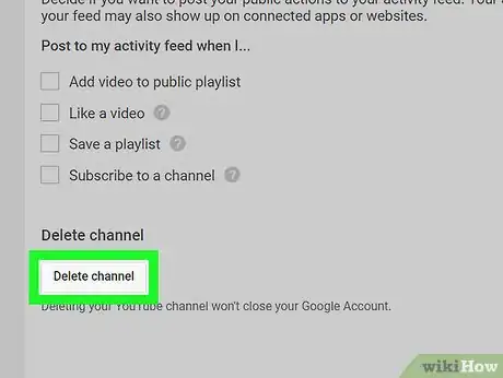 Imagen titulada Delete a YouTube Channel Step 4