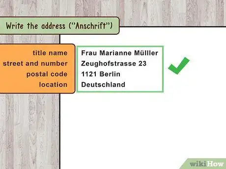 Imagen titulada Write a Letter in German Step 1