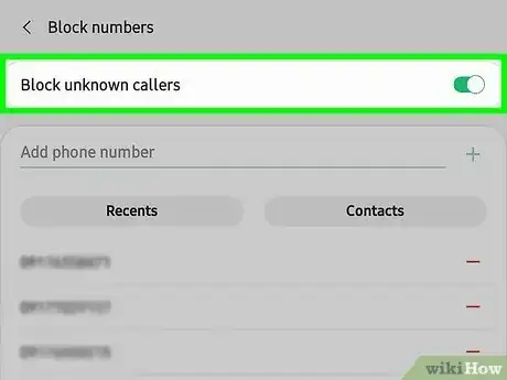 Imagen titulada Block Unknown Numbers on Android Step 10