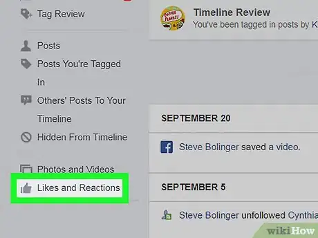 Imagen titulada Delete Likes on Facebook Step 4