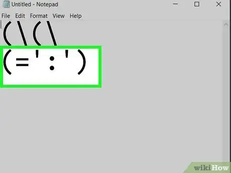 Imagen titulada Make a Bunny by Typing Characters on Your Keyboard Step 30