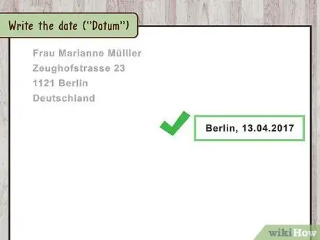 Imagen titulada Write a Letter in German Step 2