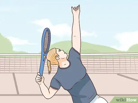 Imagen titulada Hit a Kick Serve in Tennis Step 5