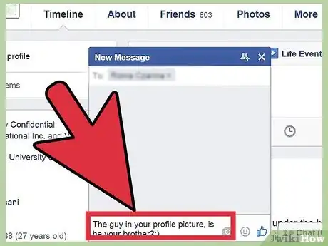 Imagen titulada Start a Conversation with a Girl on Facebook Step 17
