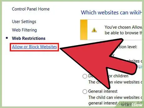 Imagen titulada Restrict Web Browsing Using Internet Explorer Step 25