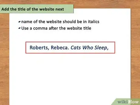 Imagen titulada Cite a Website Using MLA Format Step 2