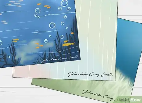 Imagen titulada Sign a Painting Step 3