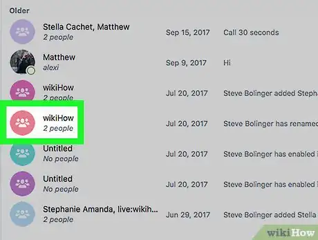 Imagen titulada Find Old Skype Conversations on PC or Mac Step 5