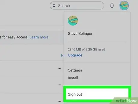 Imagen titulada Log Out on Dropbox on PC or Mac Step 11