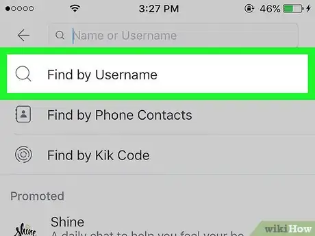 Imagen titulada Search for Someone on Kik Step 4