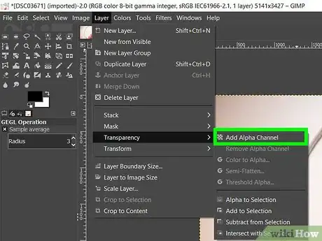 Imagen titulada Make a Transparent Image Using Gimp Step 16