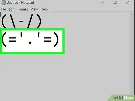 Imagen titulada Make a Bunny by Typing Characters on Your Keyboard Step 14