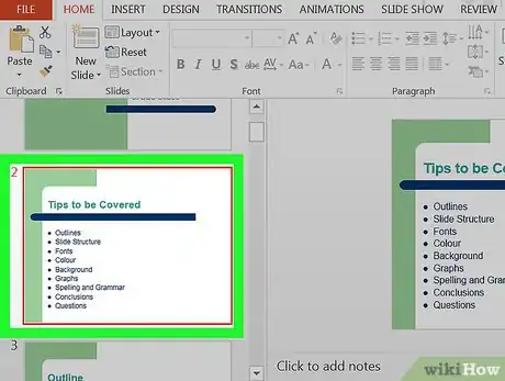 Imagen titulada Add a Bullet Point in PowerPoint Step 2