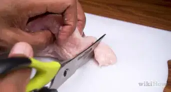 cortar pechuga de pollo en tiras