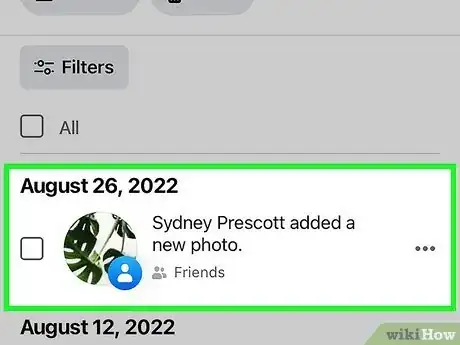 Imagen titulada Delete Comments or Posts on Facebook on the Facebook App Step 8