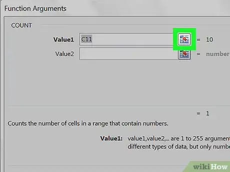 Imagen titulada Count Cells in Excel Step 7