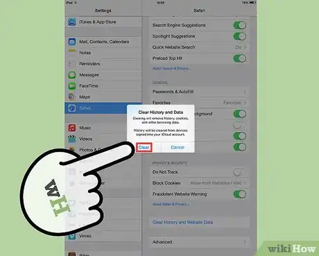 Imagen titulada Clear History in Safari Step 11