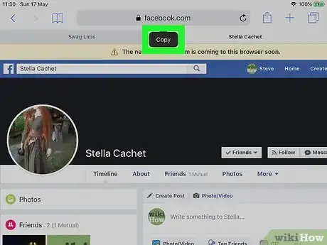 Imagen titulada Find a Facebook URL on iPhone or iPad Step 10