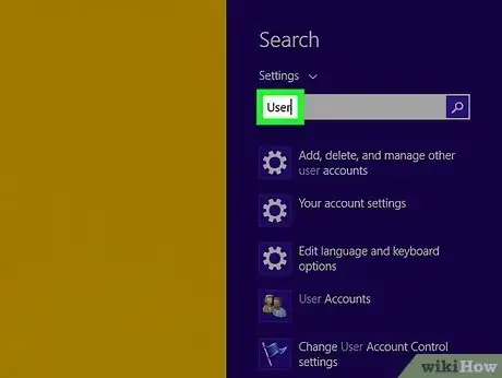 Imagen titulada Make a User Account an Administrator in Windows 8 Step 1
