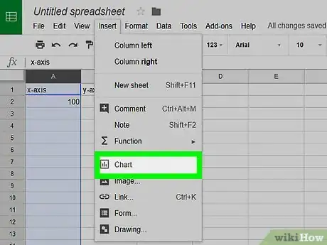 Imagen titulada Create a Graph in Google Sheets Step 7
