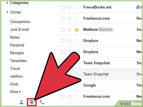 Imagen titulada Invite Someone to Chat in Gmail Step 2