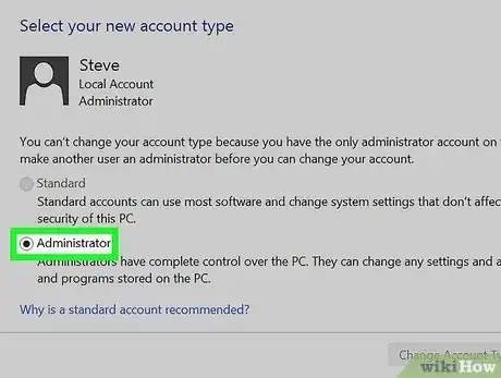 Imagen titulada Make a User Account an Administrator in Windows 8 Step 4