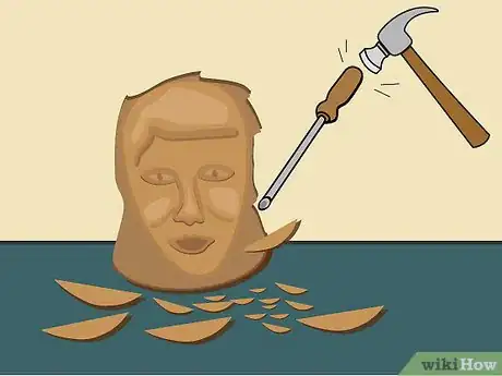 Imagen titulada Carve Faces in Wood Step 14