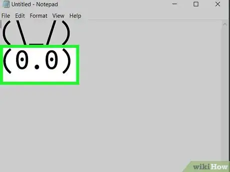 Imagen titulada Make a Bunny by Typing Characters on Your Keyboard Step 38