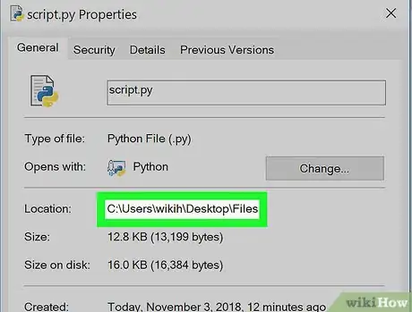 Imagen titulada Use Windows Command Prompt to Run a Python File Step 5